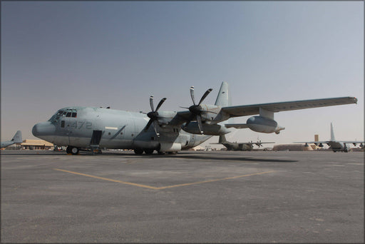 Poster, Many Sizes Available; Kc-130J Hercules Marine Aerial Refueler Squadron Vmgr-252