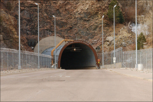 Poster, Many Sizes Available; North Portal Entrance To Cheyenne Mountain, Norad