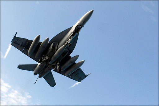 Poster, Many Sizes Available; Fa-18E Super Hornet F-18 Strike Fighter Squadron (Vfa) 27 (Check Other)