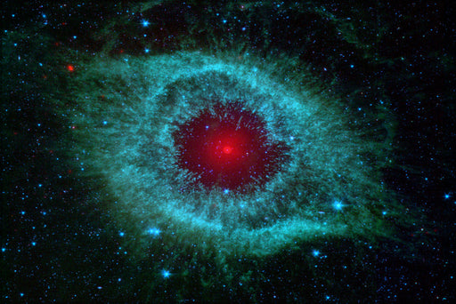 Poster, Many Sizes Available; Helix Nebula Spitzer Space Telescope