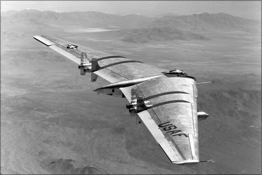 Poster, Many Sizes Available; Northrop Yrb-49 Flying Wing, A Heavy Bomber Prototype P5