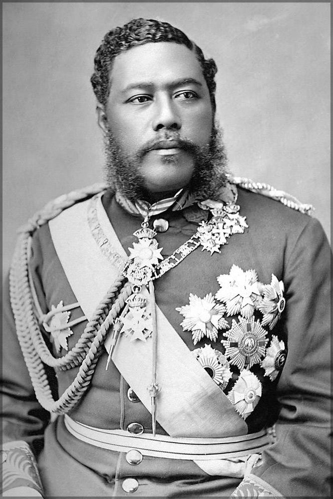 Poster, Many Sizes Available; King David Kalakaua. 1882 King Of Hawaii