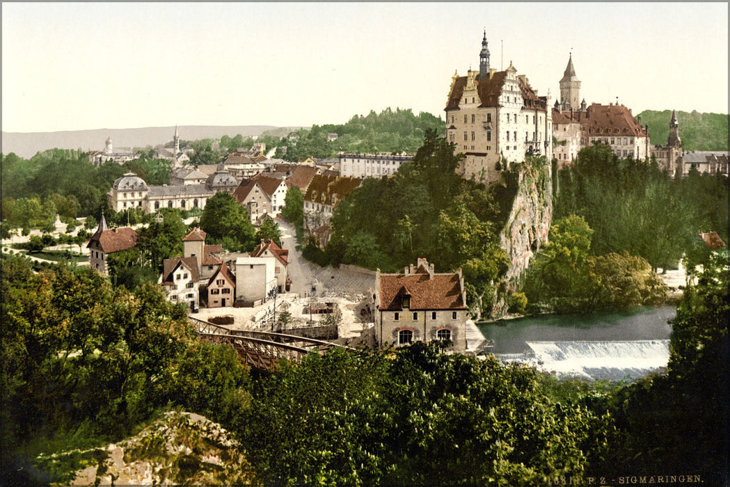 Poster, Many Sizes Available; Sigmaringen, Germany Photochrom 1895