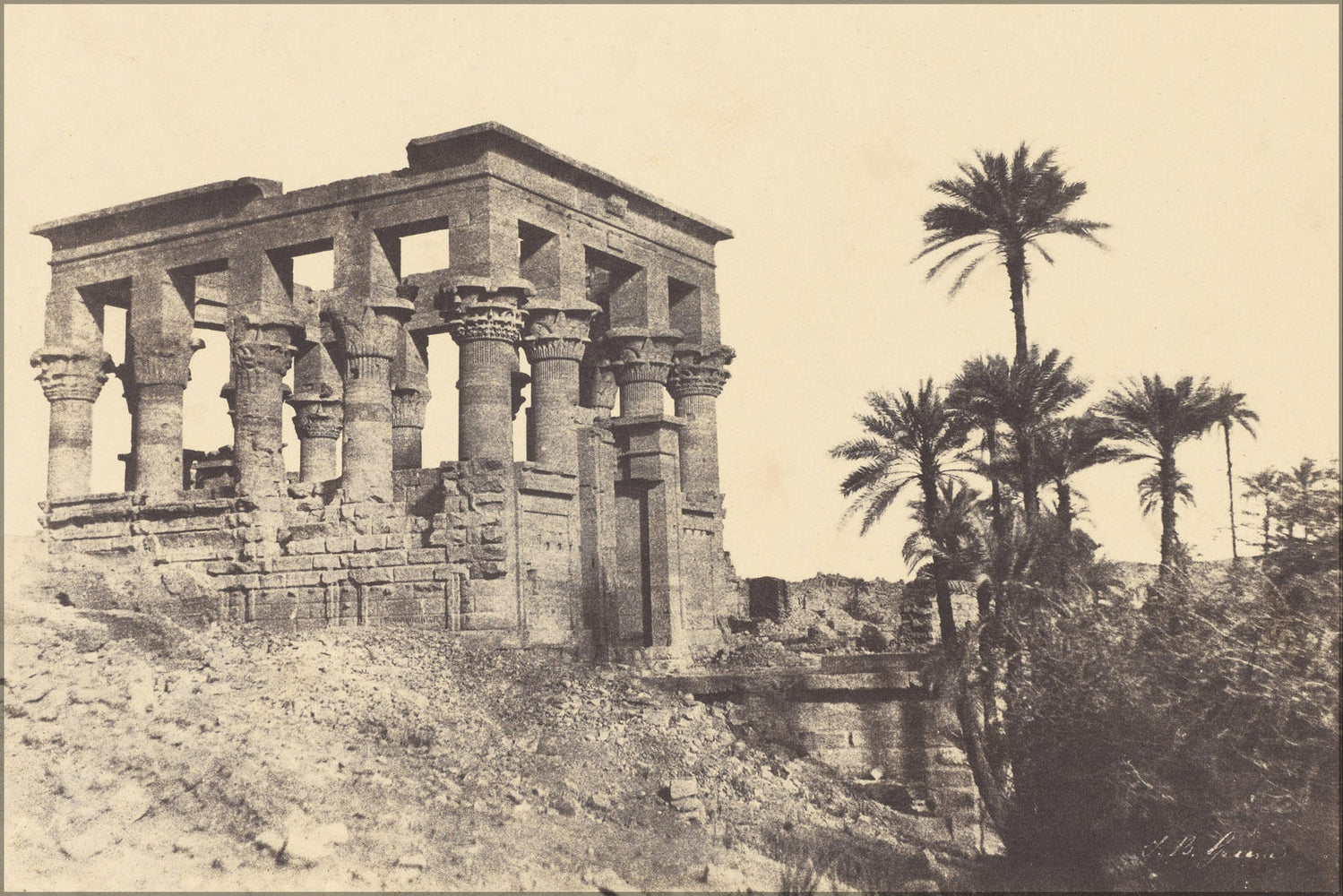 Poster, Many Sizes Available; Kiosk Of Trajan, Philae 1853