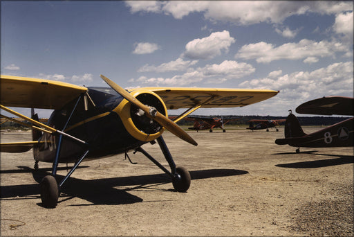 Poster, Many Sizes Available; Fairchild 24W-41A Civil Air Patrol, Bar Harbor, Maine 1943