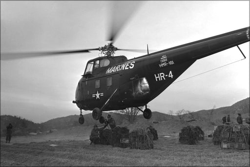 Poster, Many Sizes Available; Sikorsky Hrs-2 Helicopter 1953 Korean War