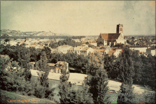 Poster, Many Sizes Available; Agen, France, By Louis Ducos Du Hauron, 1877.  Early Color Photograph