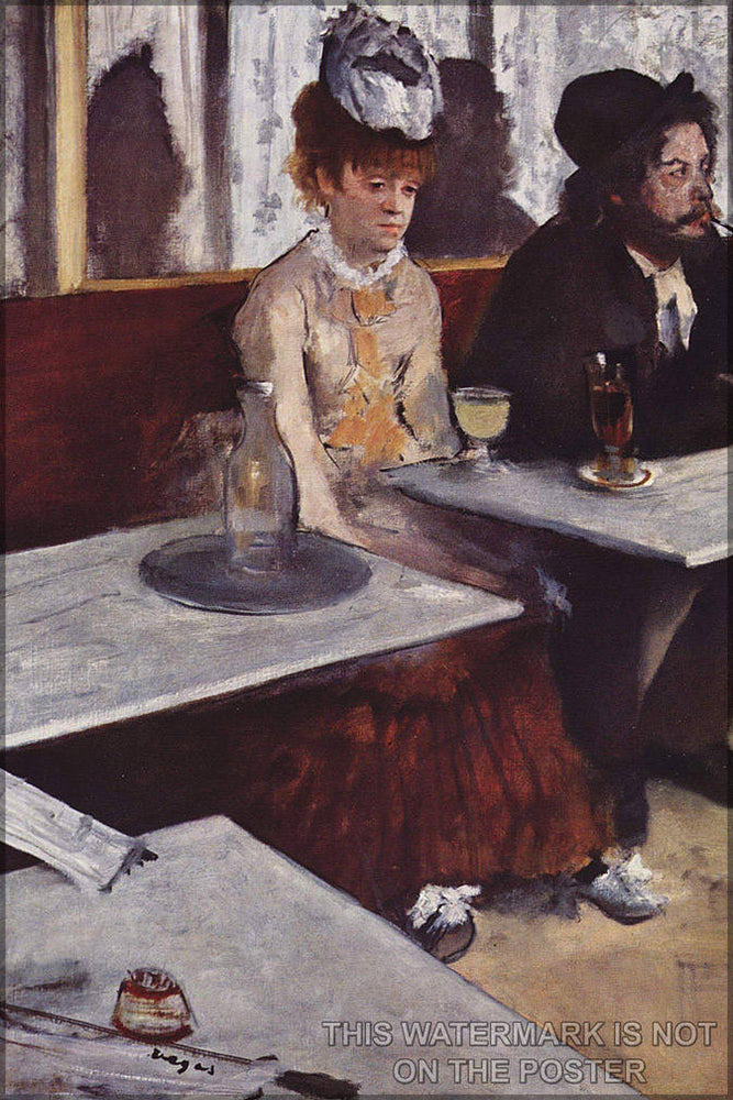 Poster, Many Sizes Available; L'Absinthe, 1876, Oil On Canvas, By Edgar Degas