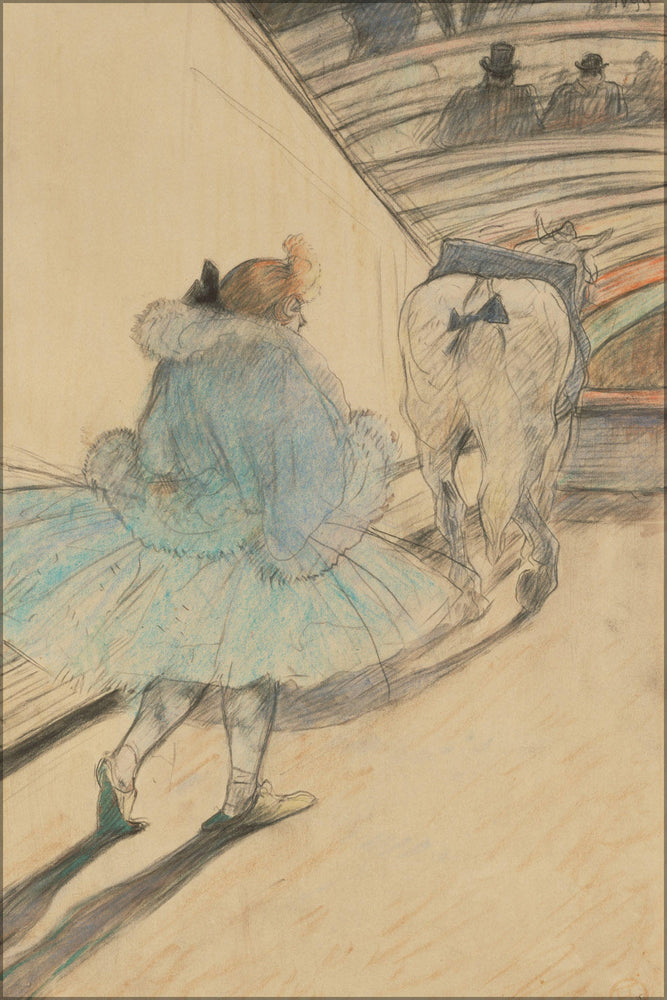 Poster, Many Sizes Available; Henri De Toulouse Lautrec French At The Circus Entering The Ring