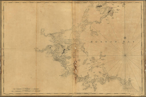 Poster, Many Sizes Available; Map Of Boston Bay And Vicinity 1776