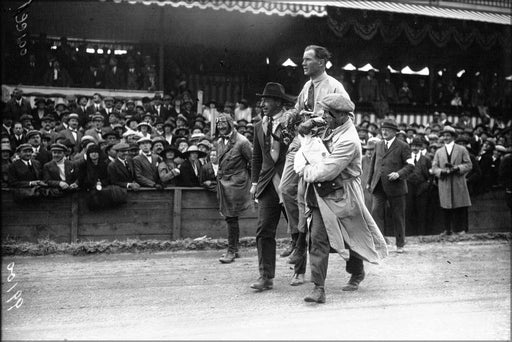 Poster, Many Sizes Available; Felice Nazzaro At The 1922 French Grand Prix