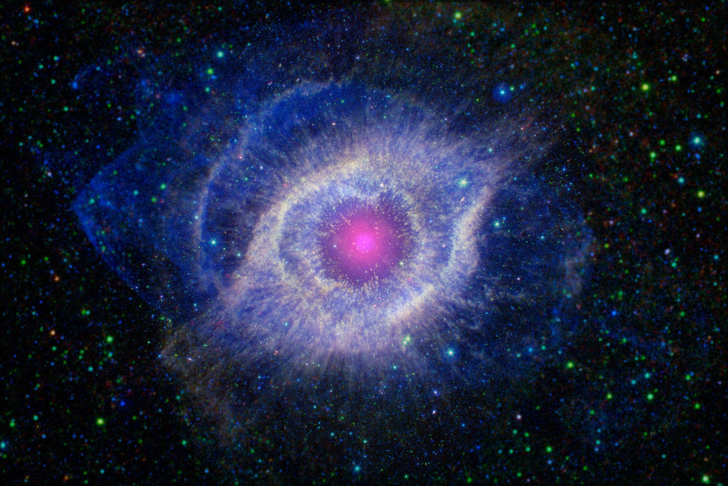 Poster, Many Sizes Available; Helix Nebula Unraveling At The Seams