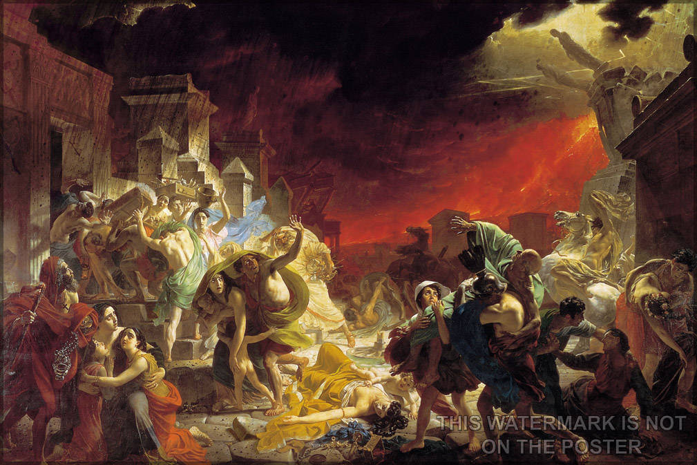 Poster, Many Sizes Available; Last Day Of Pompeii By Karl Briullov