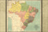 Poster, Many Sizes Available; Map Of Brazil 1912