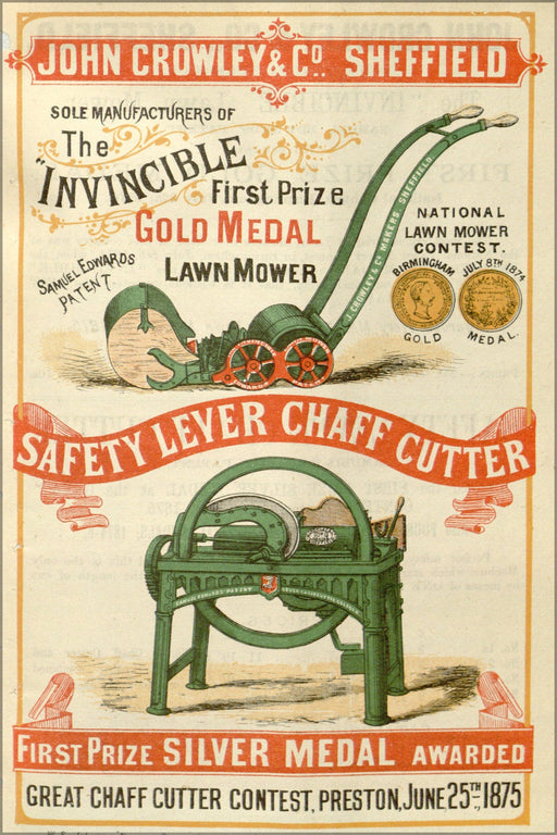 Poster, Many Sizes Available; Lawn Mower Advertisement C1876