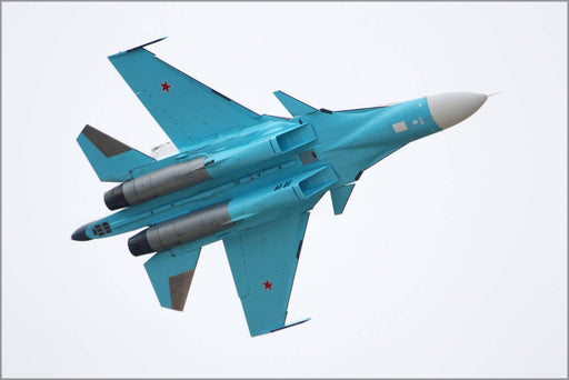 Poster, Many Sizes Available; Fighter-Bomber Sukhoi Su-34 Fullback