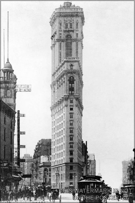 Poster, Many Sizes Available; One Times Square Building Flatiron Building P3