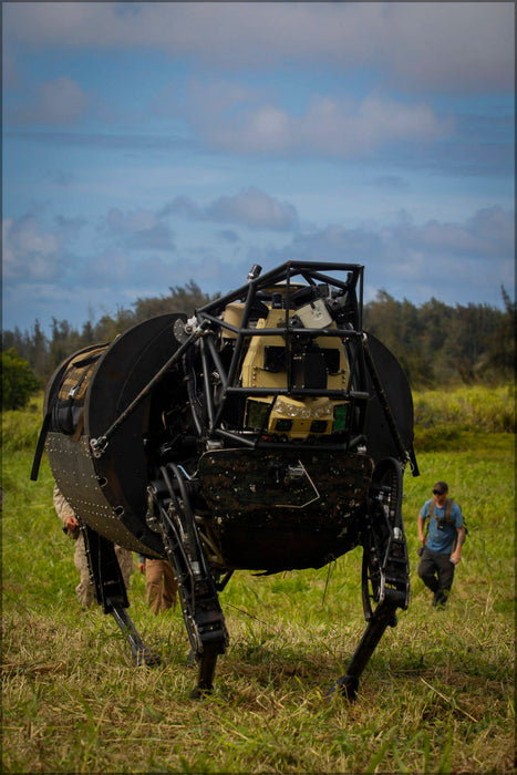 Poster, Many Sizes Available; Legged Squad Support System Ls3 Robot Kahuku Training