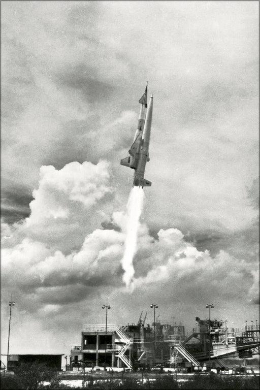 Poster, Many Sizes Available; Air Force Cruise Missile Navaho Based On V-2 Flying Bomb 1957