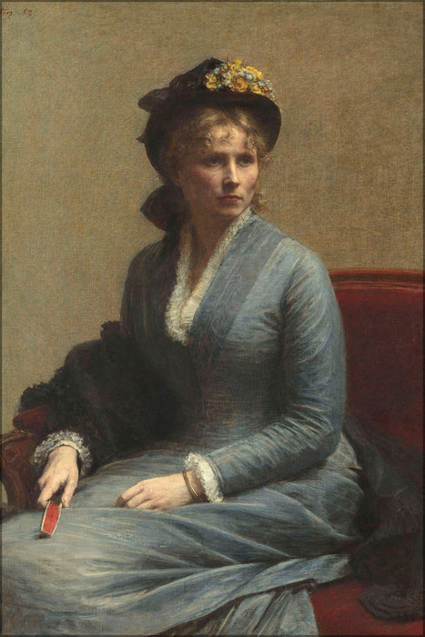 Poster, Many Sizes Available; Henri Fantin Latour Portrait Of Mlle C. D, 1882