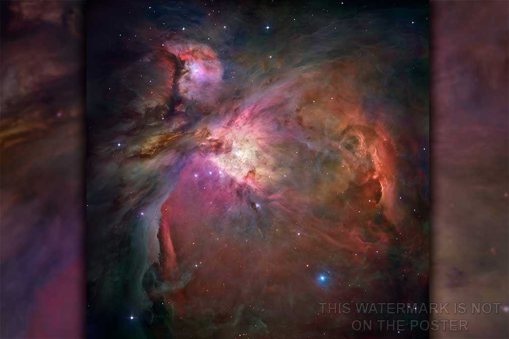 Poster, Many Sizes Available; Orion Nebula Hubble Space Telescope