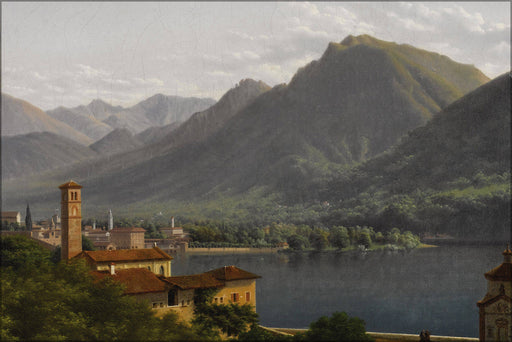 Poster, Many Sizes Available; Henri Rollan Lancelot Lago De Lugano