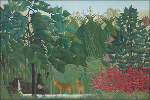 Poster, Many Sizes Available; Henri Rousseau The Waterfall