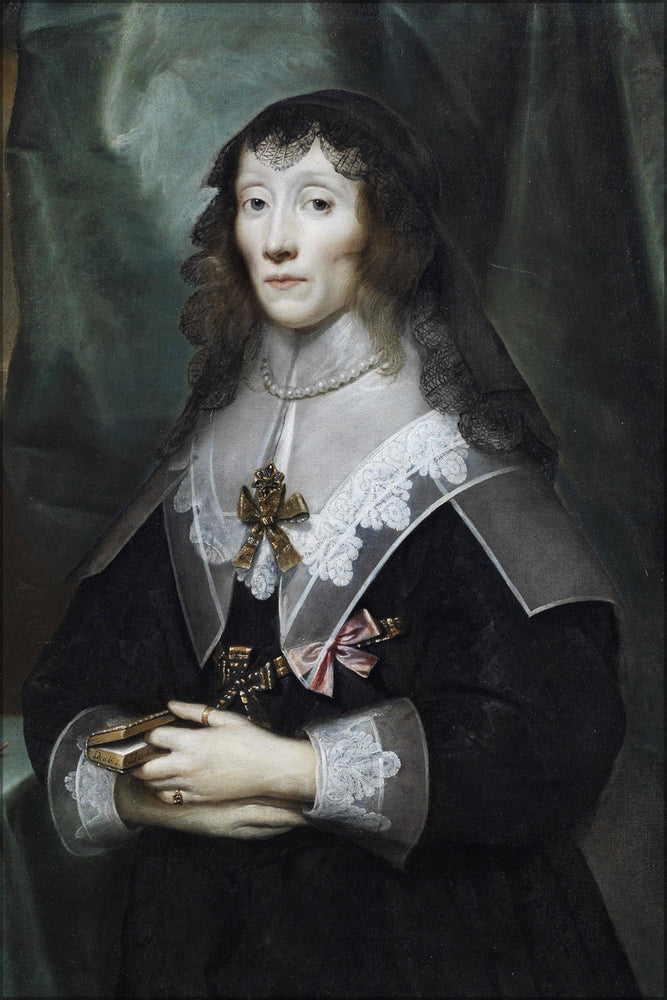 Poster, Many Sizes Available; Henrietta Maria Of France In Mourning