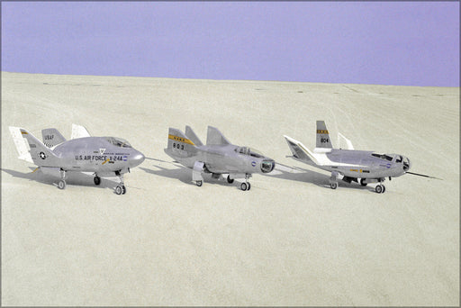 Poster, Many Sizes Available; Lifting Body Aircraft X-24A, M2-F3 And The Hl-10 1969 P2