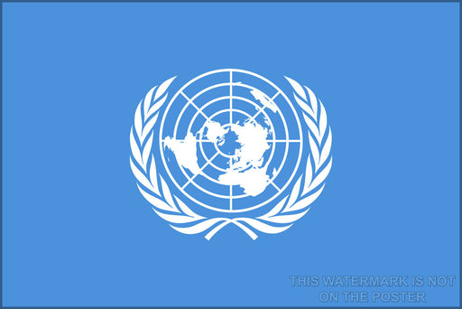 Poster, Many Sizes Available; Flag Of The United Nations