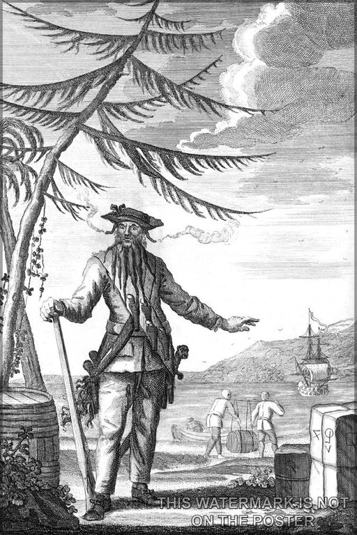 Poster, Many Sizes Available; Blackbeard The PirateâCapt. Teach Alias Black-Beard Edward Teach