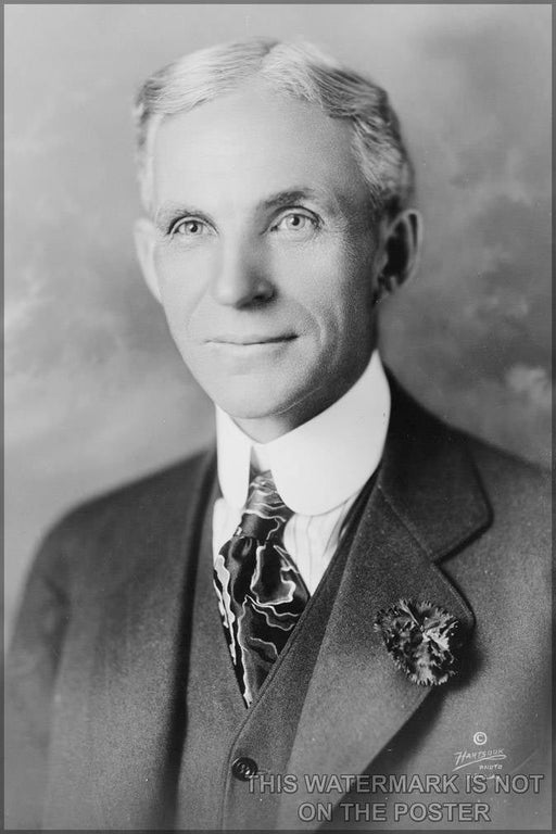 Poster, Many Sizes Available; Henry Ford (Remove Marks Left Of Face)