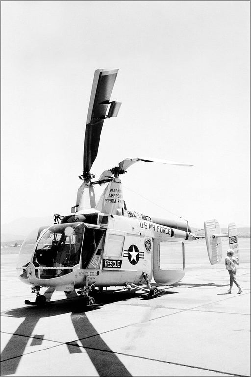 Poster, Many Sizes Available; Air Force Kaman Hh-43B Huskie Helicopter 1966