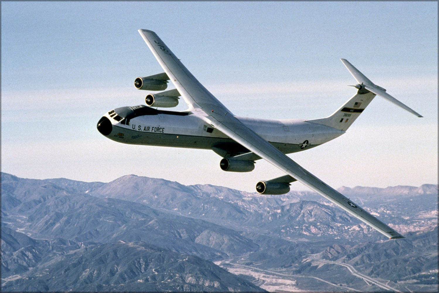 Poster, Many Sizes Available; Air Force Lockheed C-141B-10-Lm Starlifter 1984