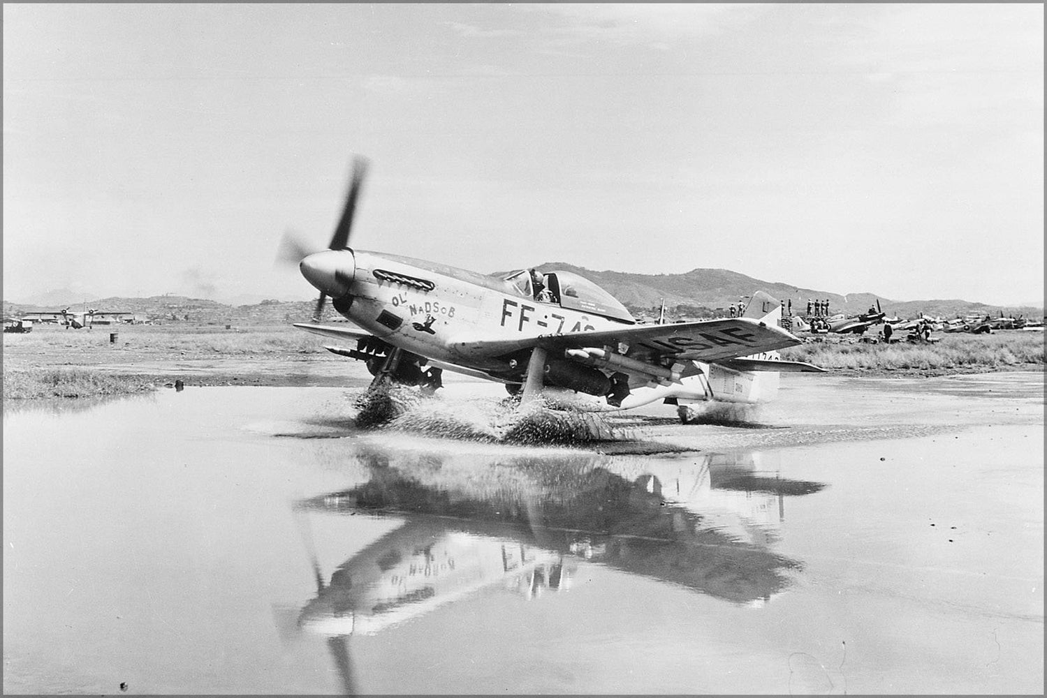 Poster, Many Sizes Available; Air Force North American F-51D Mustang P-51 Sep 1951