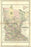 Poster, Many Sizes Available; Map Of Minnesota 1885