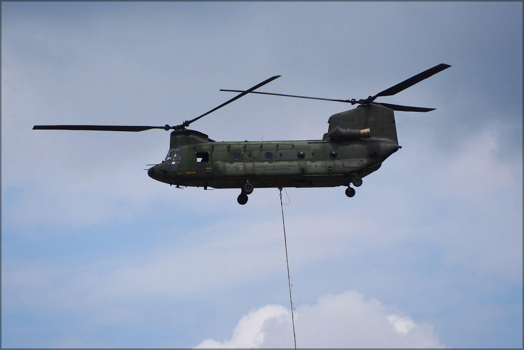 Poster, Many Sizes Available; Boeing Ch-47D Chinook Helicopter