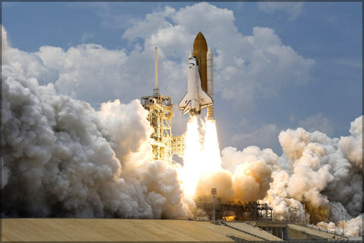 Poster, Many Sizes Available; Space Shuttle Atlantis Lift Off