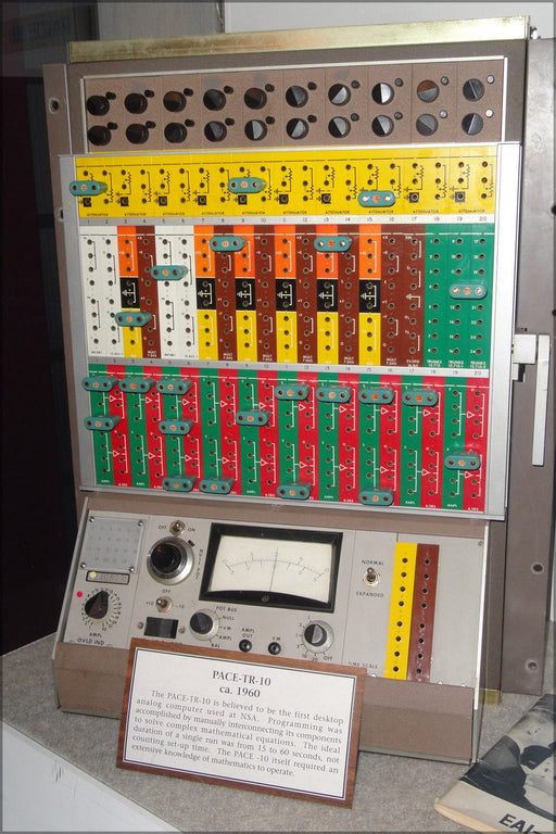 Poster, Many Sizes Available; Pace-Tr-10 Analog Computer 1960 Computer History