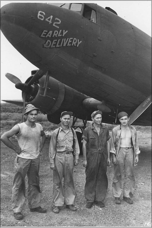 Poster, Many Sizes Available; Air Force Personnel & Equipment. The Pacific, England, Wash. Dc. 1942 44 Mostly 1943 Nara 292572