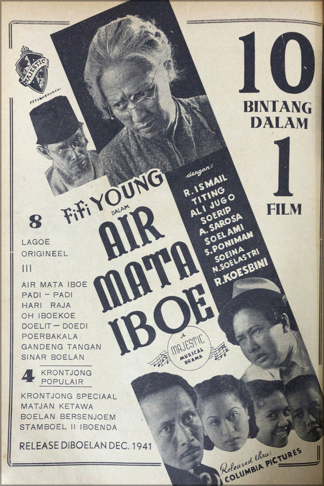 Poster, Many Sizes Available; Air Mata Iboe Ad Perjatoeran Doenia Dec 1941 P32