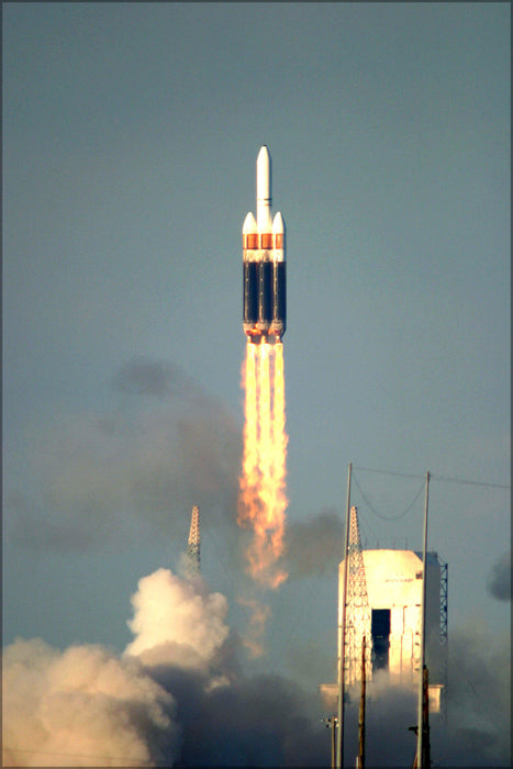 Poster, Many Sizes Available; Boeing Delta Iv Heavy Launch Vehicle Rocket Cape Canaveral