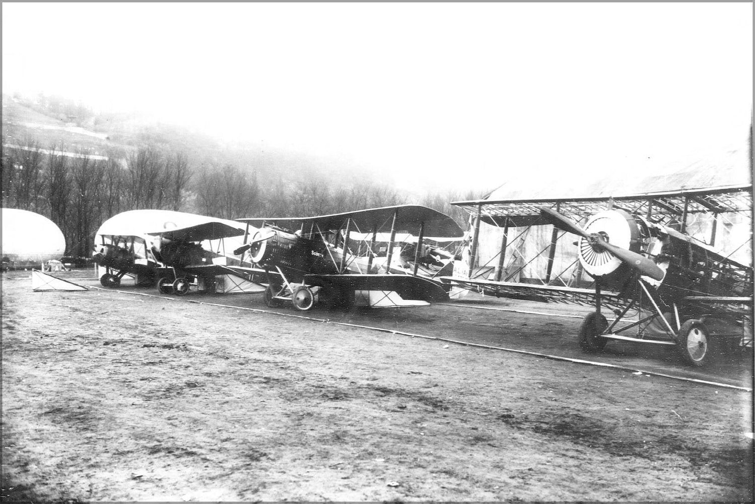 Poster, Many Sizes Available; Air Service Aircraft On Display Coblenz Air Show April 1919