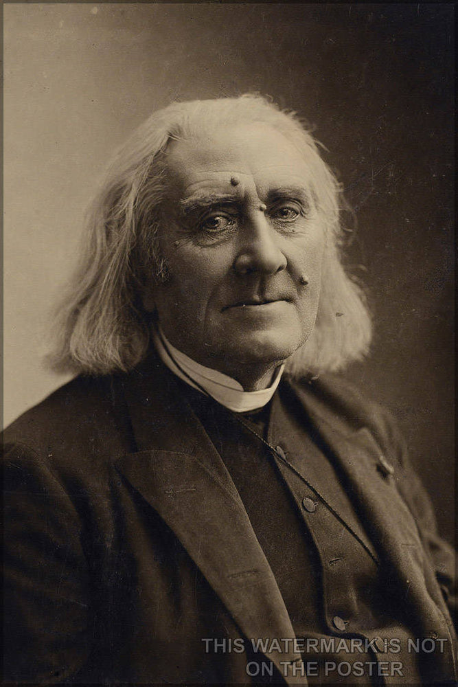 Poster, Many Sizes Available; Franz Liszt By Nadar 1886