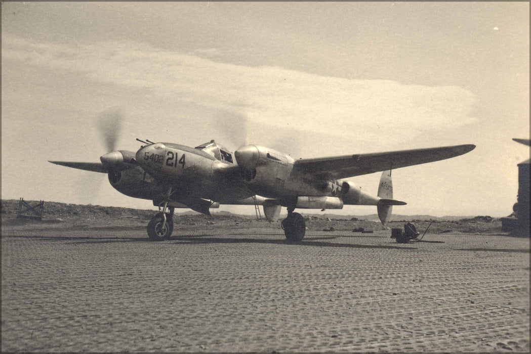 Poster, Many Sizes Available; Aircraft From World War Ii Ready To Take Off