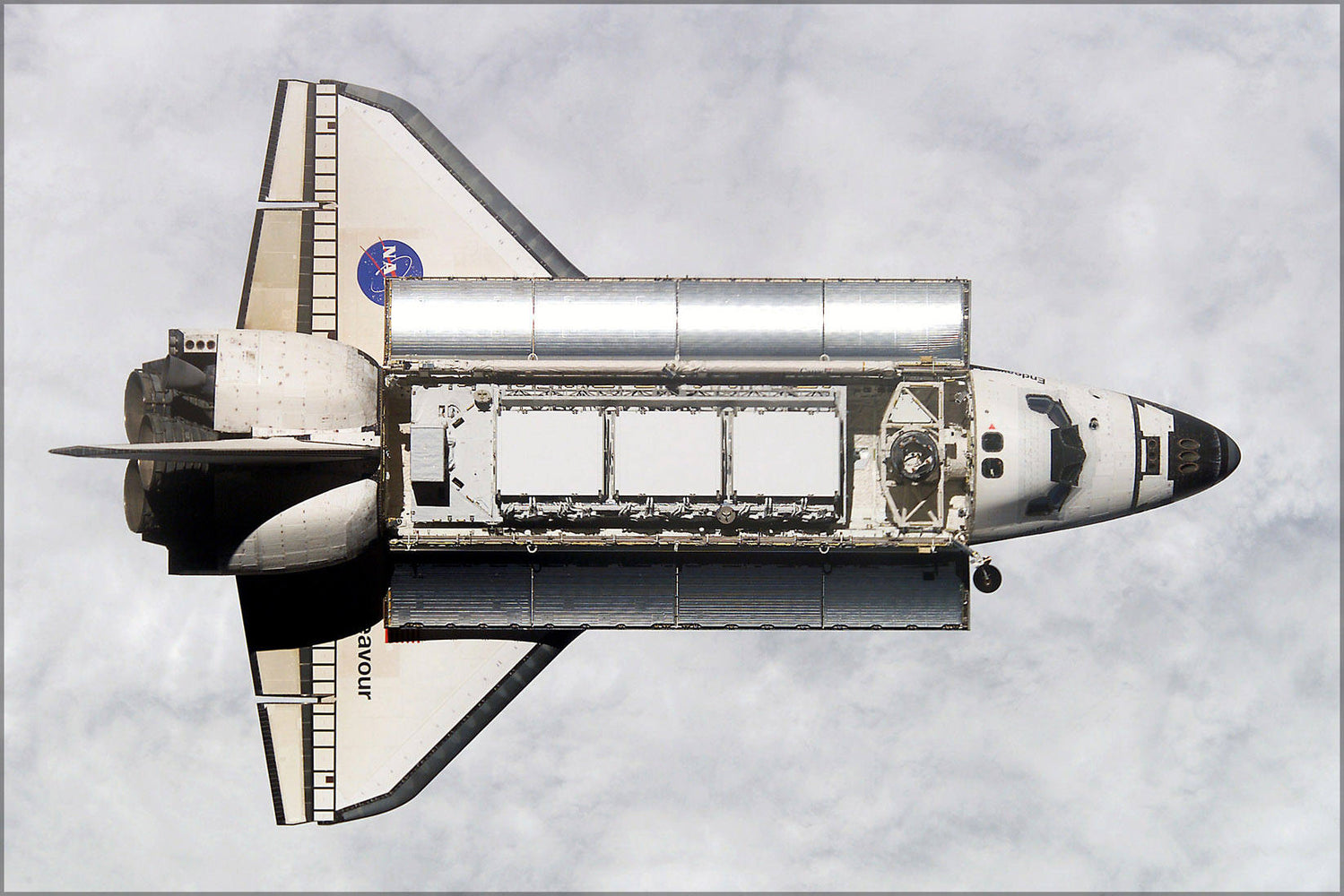 Poster, Many Sizes Available; Space Shuttle Endeavour Approaches The International Space Station Iss During Sts-113