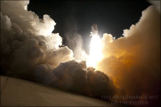 Poster, Many Sizes Available; Space Shuttle Endeavour Last Night Launch Sts-130