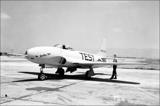 Poster, Many Sizes Available; Lockheed P-80A Shooting Star Ames Aeronautical Laboratory 1946