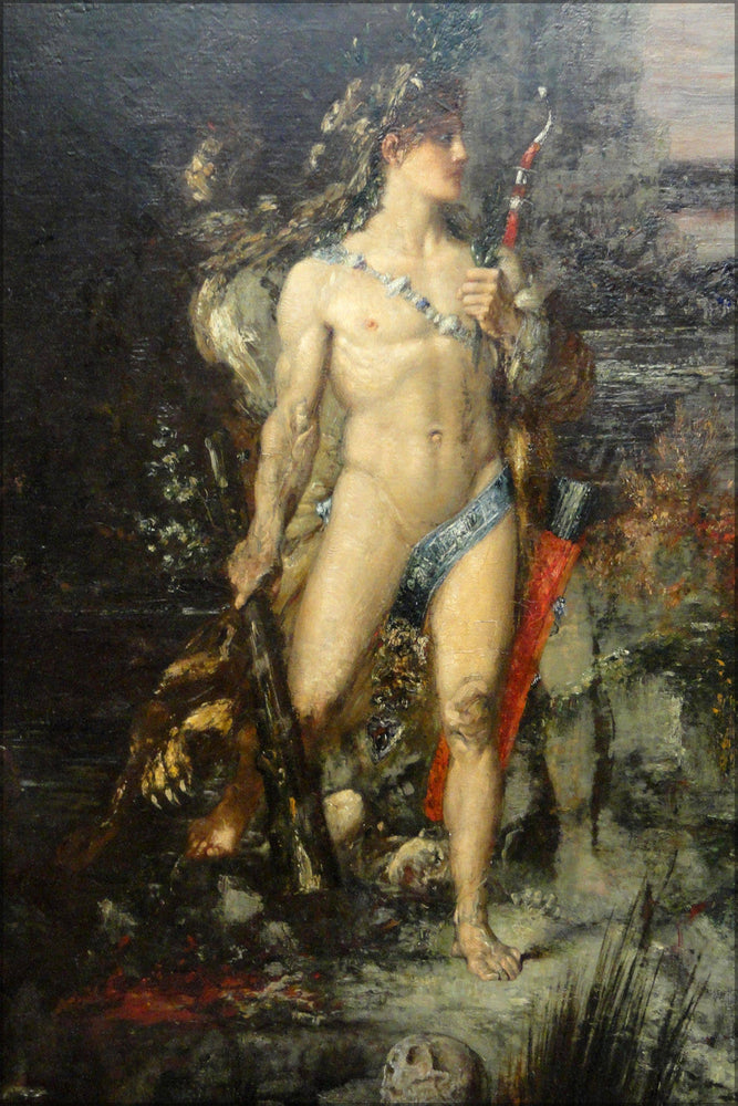 Poster, Many Sizes Available; Hercules And The Lernaean Hydra, 1875 1876, By Gustave Moreau, Detail Art Institute Of Chicago Dsc09593