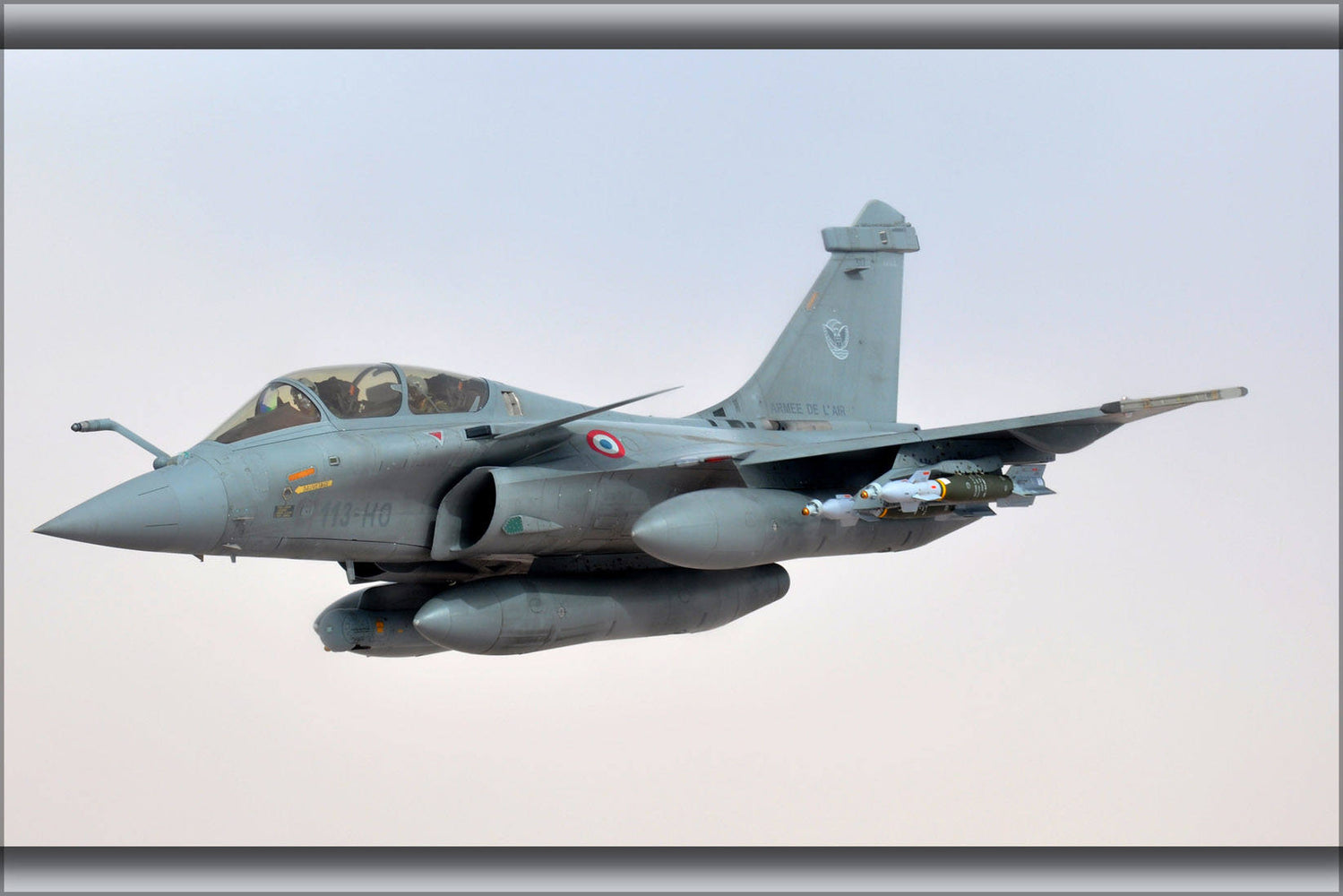 Poster, Many Sizes Available; French Air Force Rafale B Aircraft Of Squadron 292